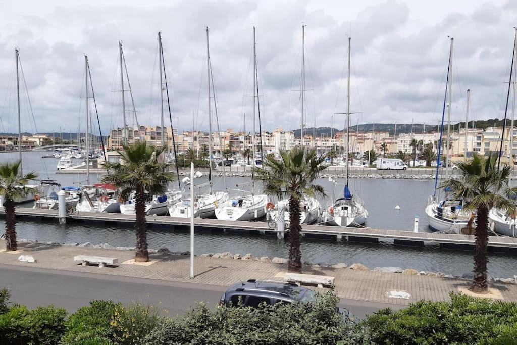 Appart. Calme 5 Pers Vue Sur Le Port De Gruissan Bagian luar foto